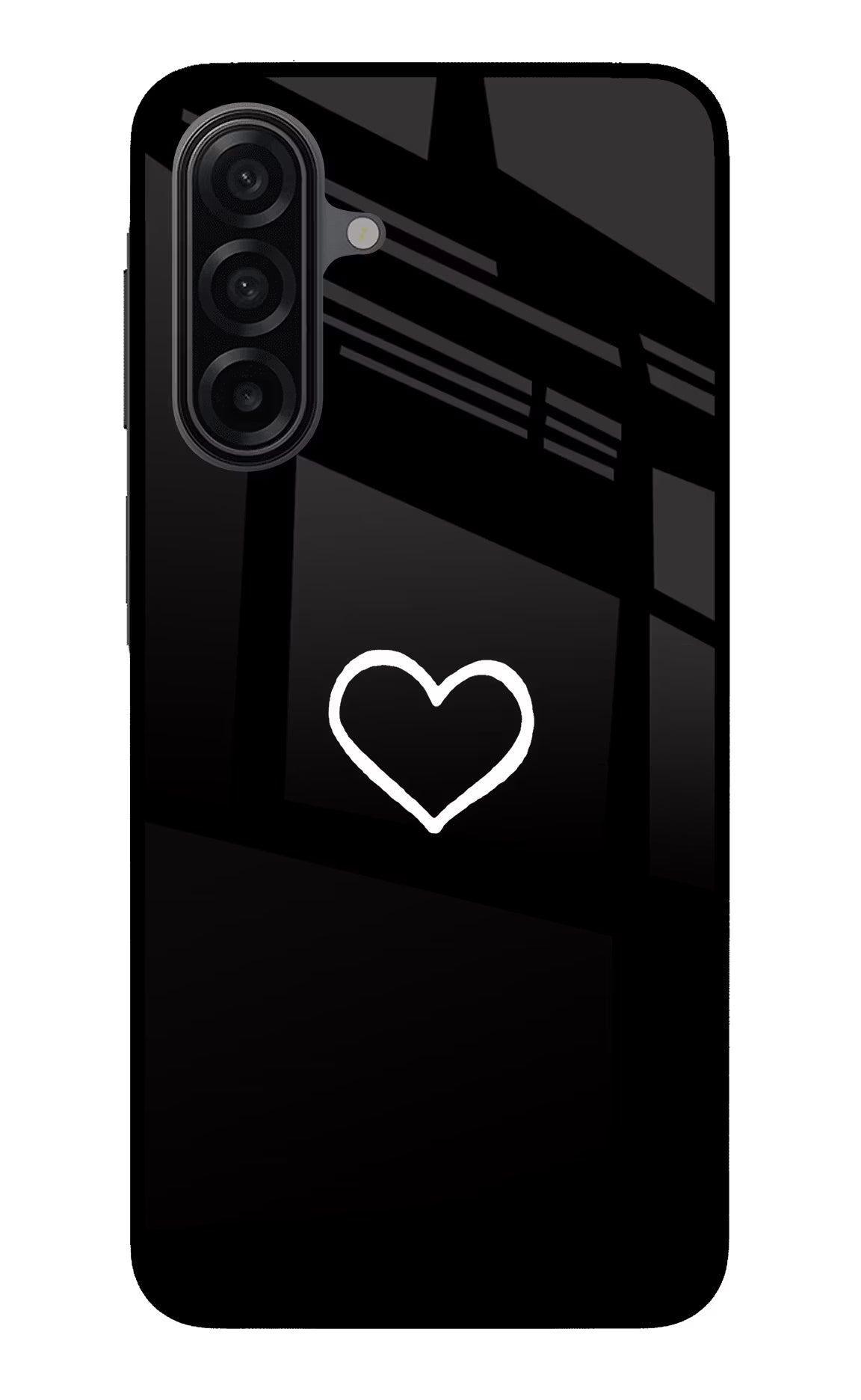 Heart Samsung A17 5G Glass Case