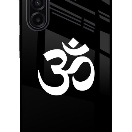 Om Samsung A17 5G Glass Case Back Cover by Casekaro