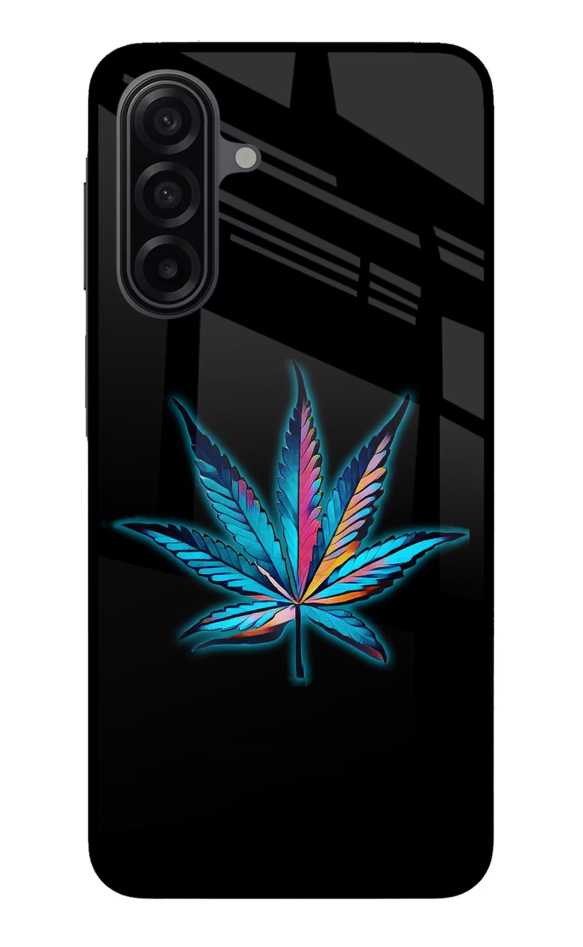 Weed Samsung A17 5G Glass Case Back Cover by Casekaro