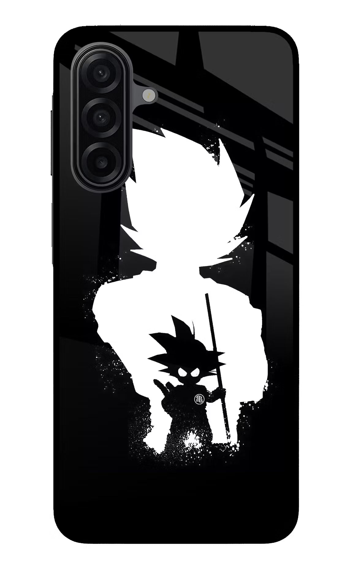 Goku Shadow Samsung A17 5G Glass Case Back Cover by Casekaro