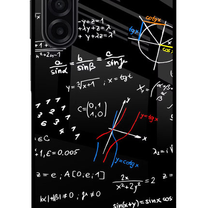 Mathematics Formula Samsung A17 5G Glass Case Back Cover by Casekaro