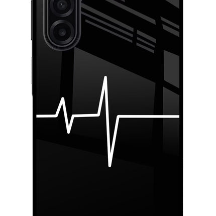 Heart Beats Samsung A17 5G Glass Case Back Cover by Casekaro