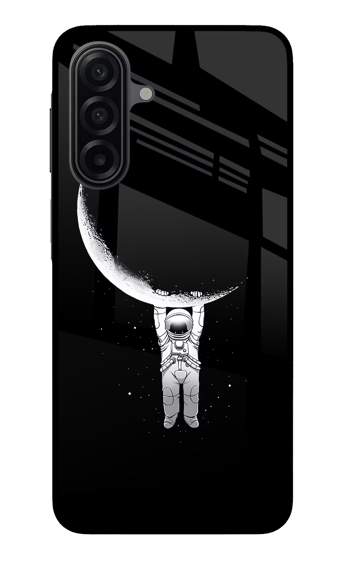 Moon Space Samsung A17 5G Glass Case