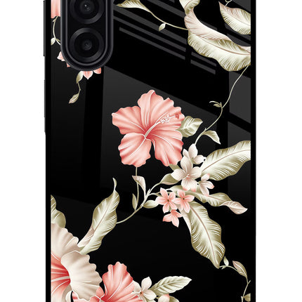 Flowers Samsung A17 5G Glass Case Back Cover by Casekaro