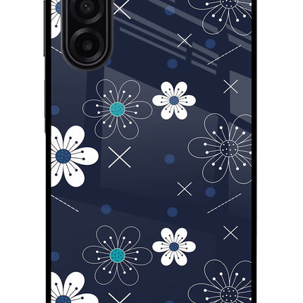 Flowers Samsung A17 5G Glass Case Back Cover by Casekaro