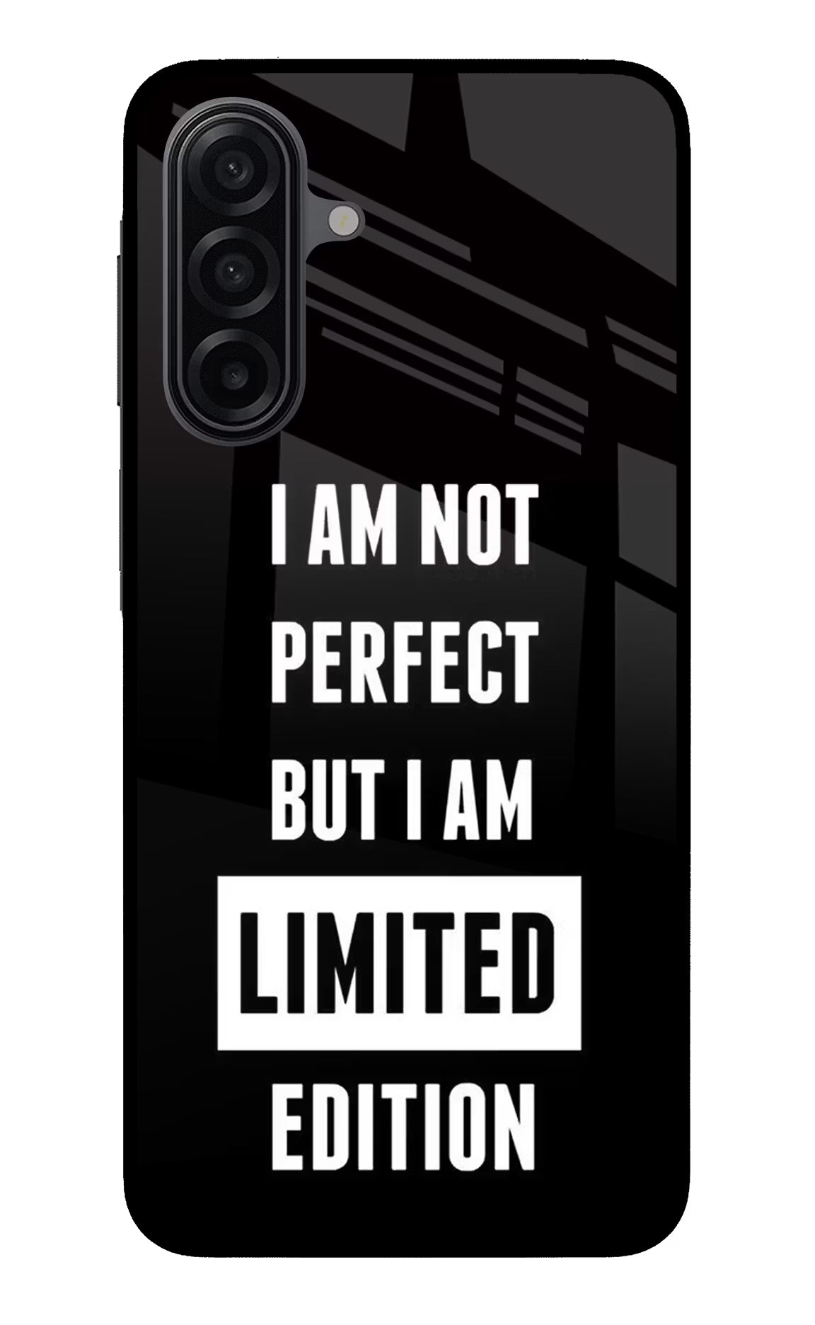 I Am Not Perfect But I Am Limited Edition Samsung A17 5G Glass Case Back Cover by Casekaro