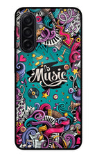 Music Graffiti Samsung A17 5G Glass Case