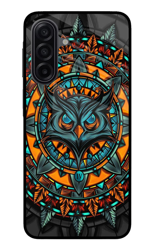 Angry Owl Art Samsung A17 5G Glass Case