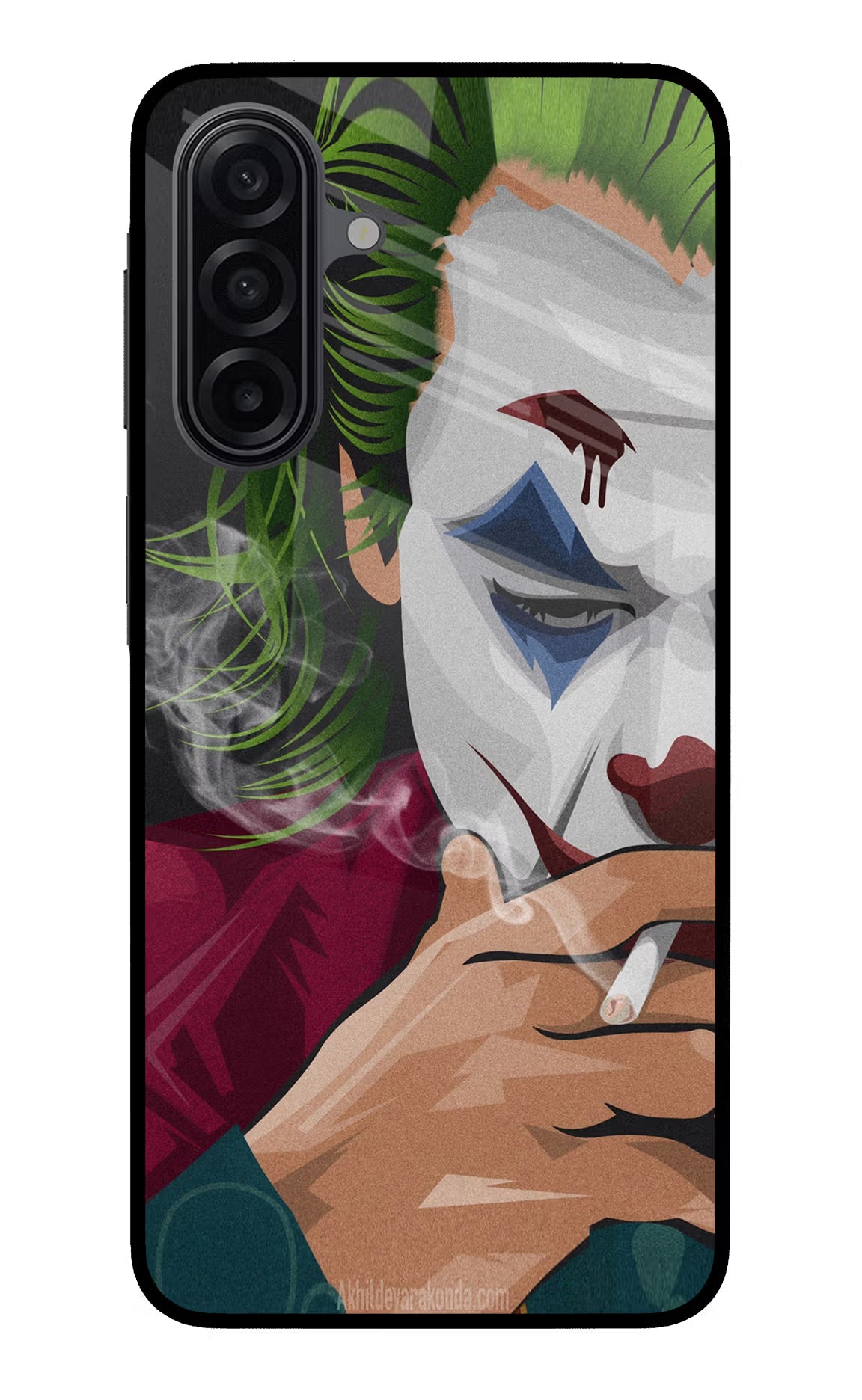Joker Smoking Samsung A17 5G Glass Case