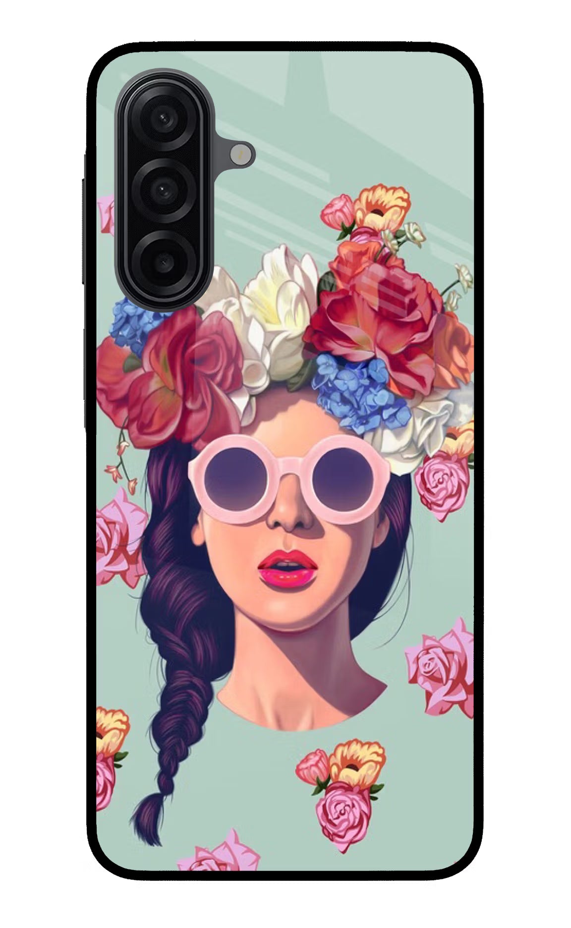 Pretty Girl Samsung A17 5G Glass Case Back Cover by Casekaro