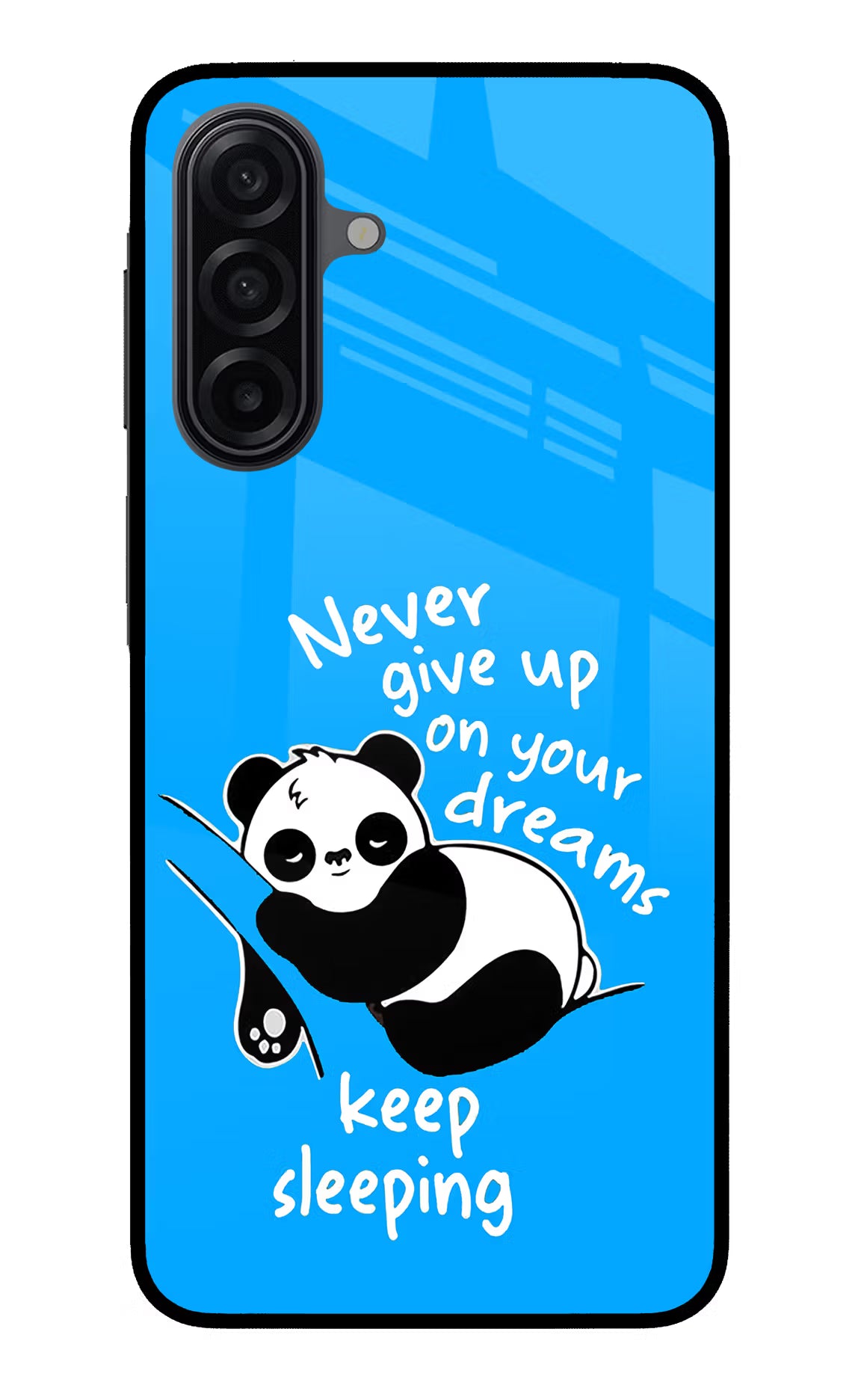 Keep Sleeping Samsung A17 5G Glass Case Back Cover by Casekaro