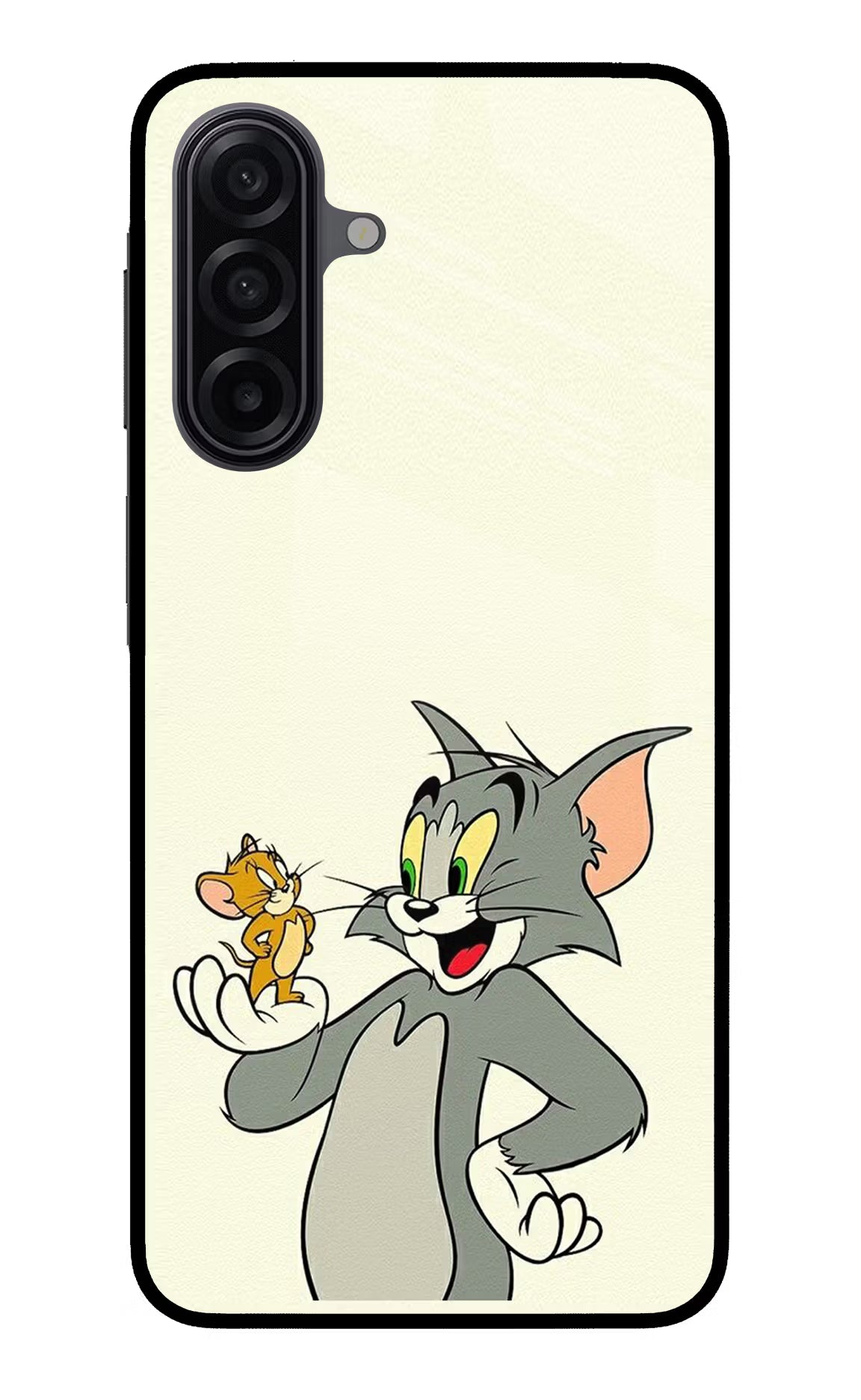 Tom & Jerry Samsung A17 5G Glass Case Back Cover by Casekaro