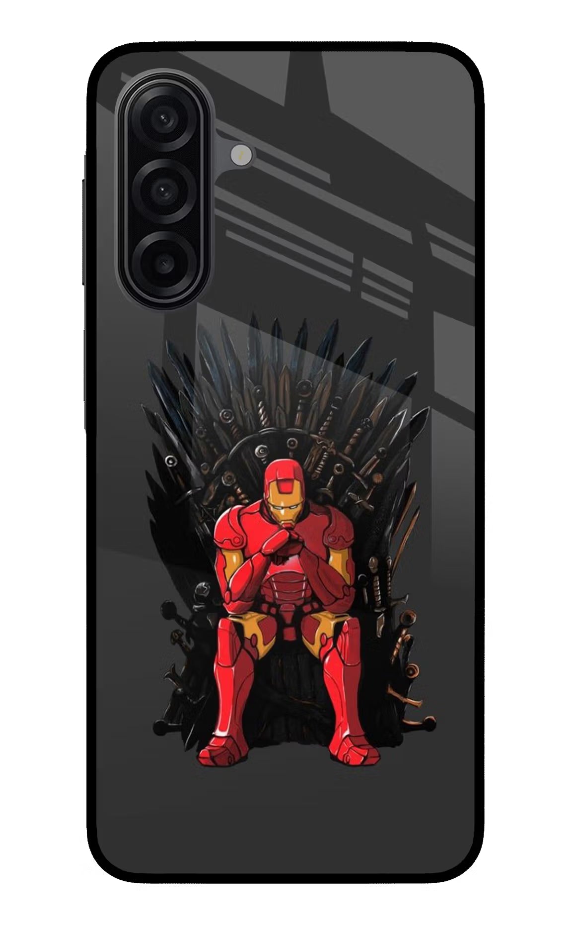 Ironman Throne Samsung A17 5G Glass Case