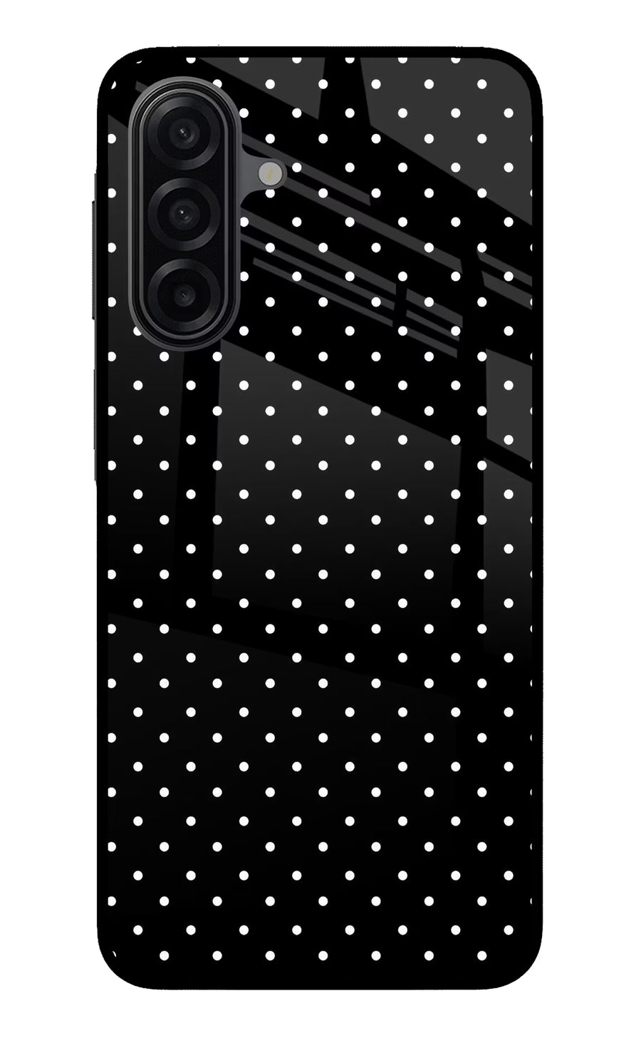 White Dots Samsung A17 5G Back Cover, Glass case