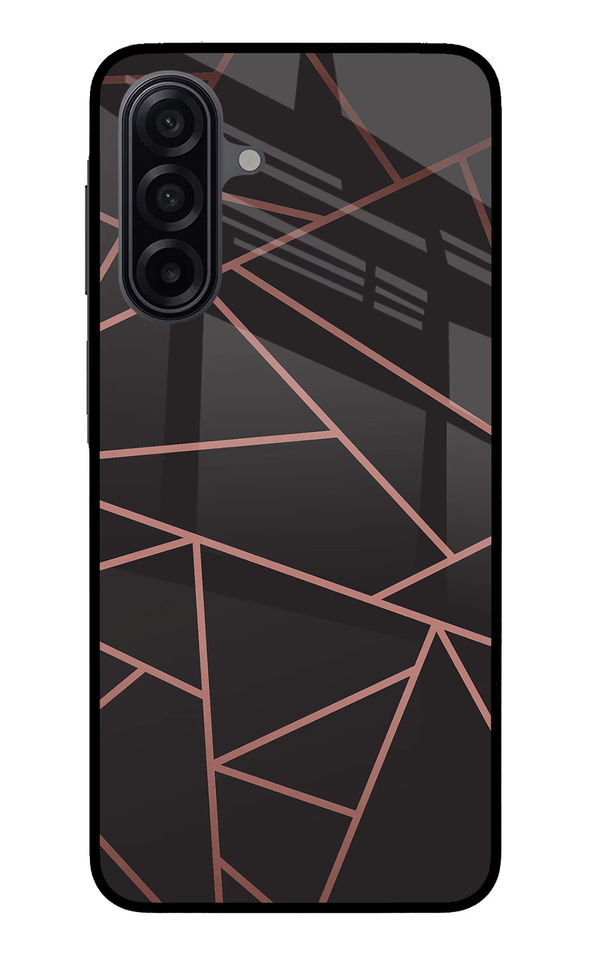 Geometric Pattern Samsung A17 5G Glass Case Back Cover by Casekaro
