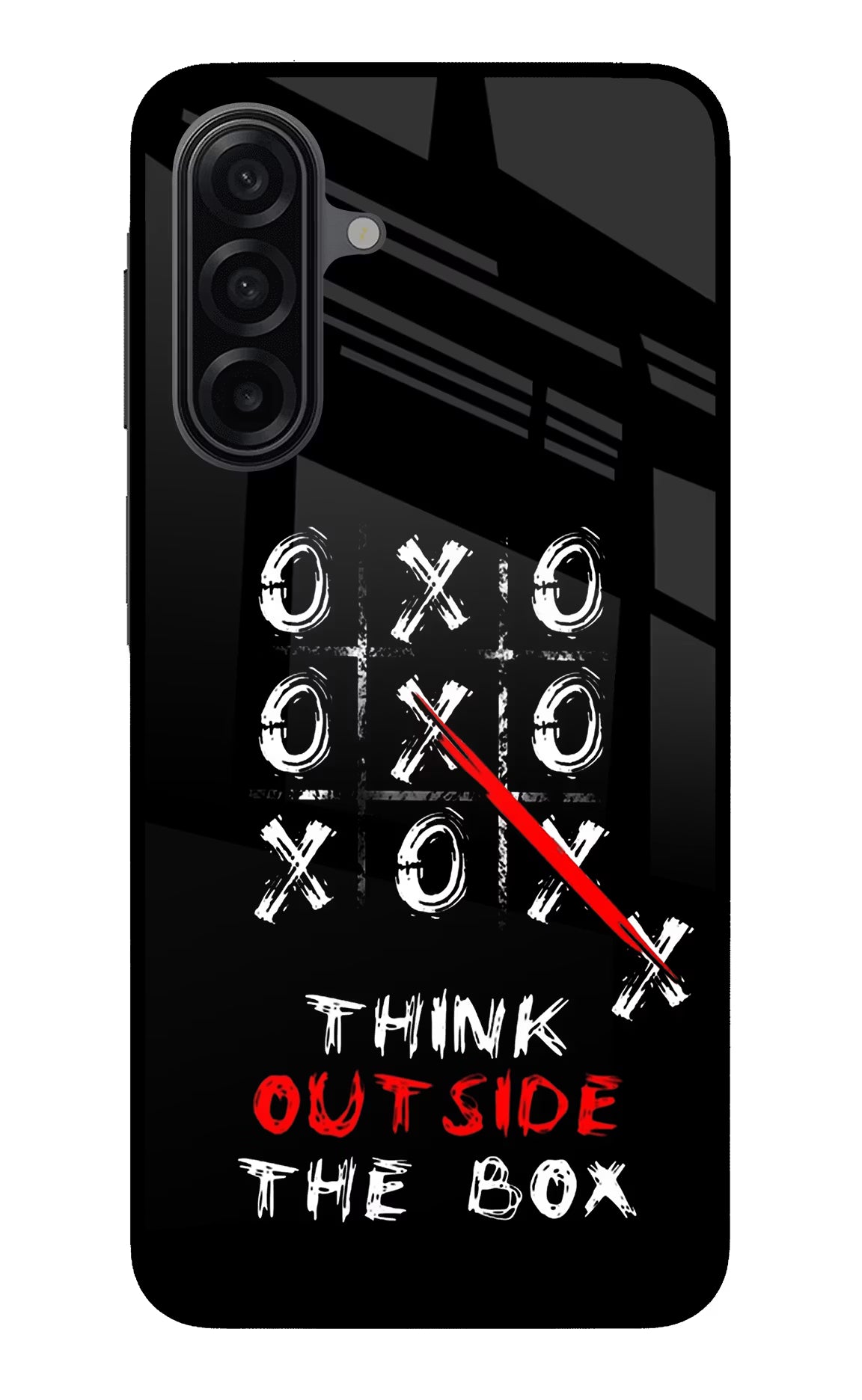Think out of the BOX Samsung A17 5G Glass Case Back Cover by Casekaro