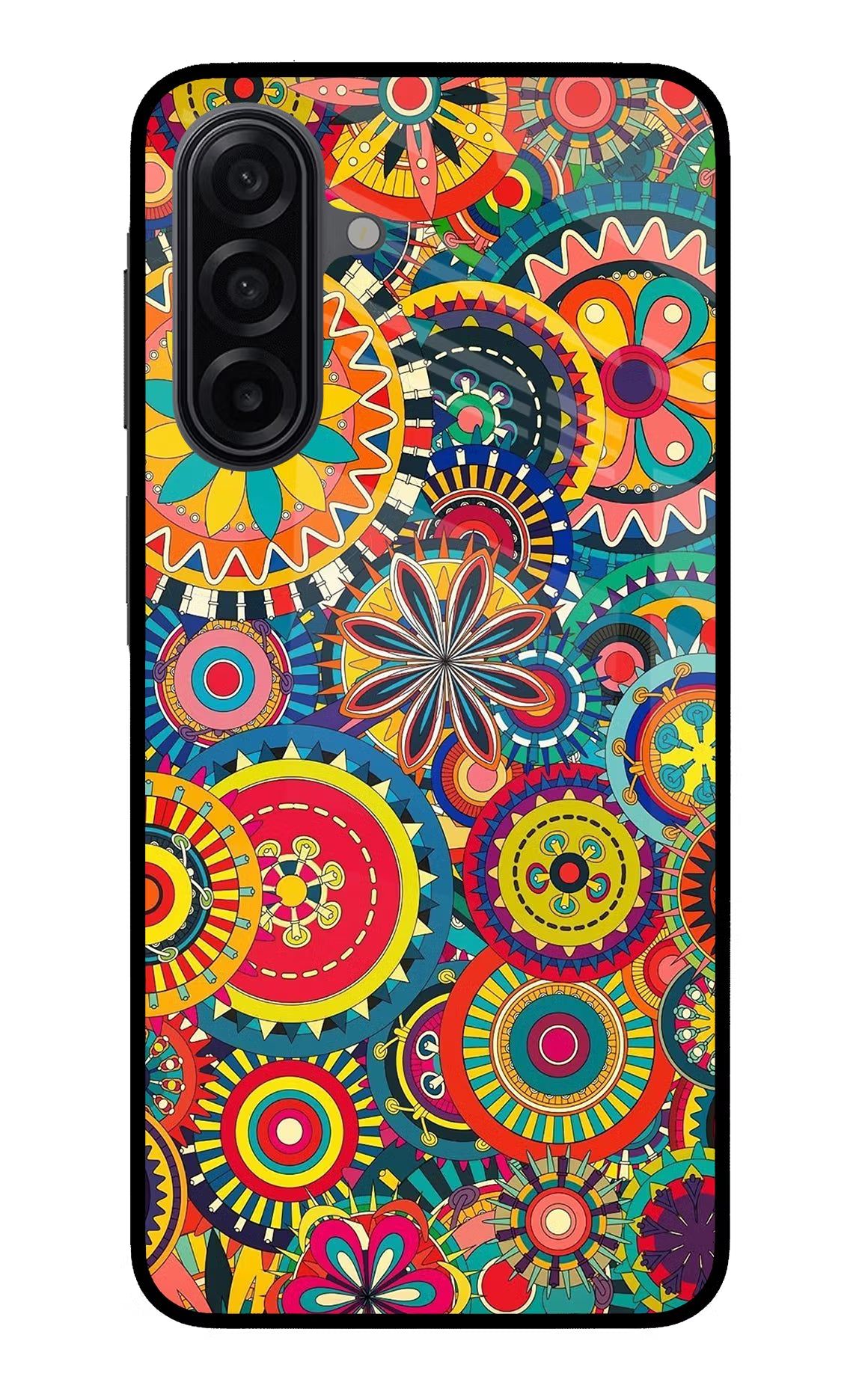 Gol Gol Art Samsung A17 5G Glass Case Back Cover by Casekaro