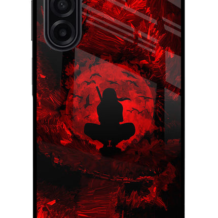 Itachi Uchiha Samsung A17 5G Glass Case Back Cover by Casekaro