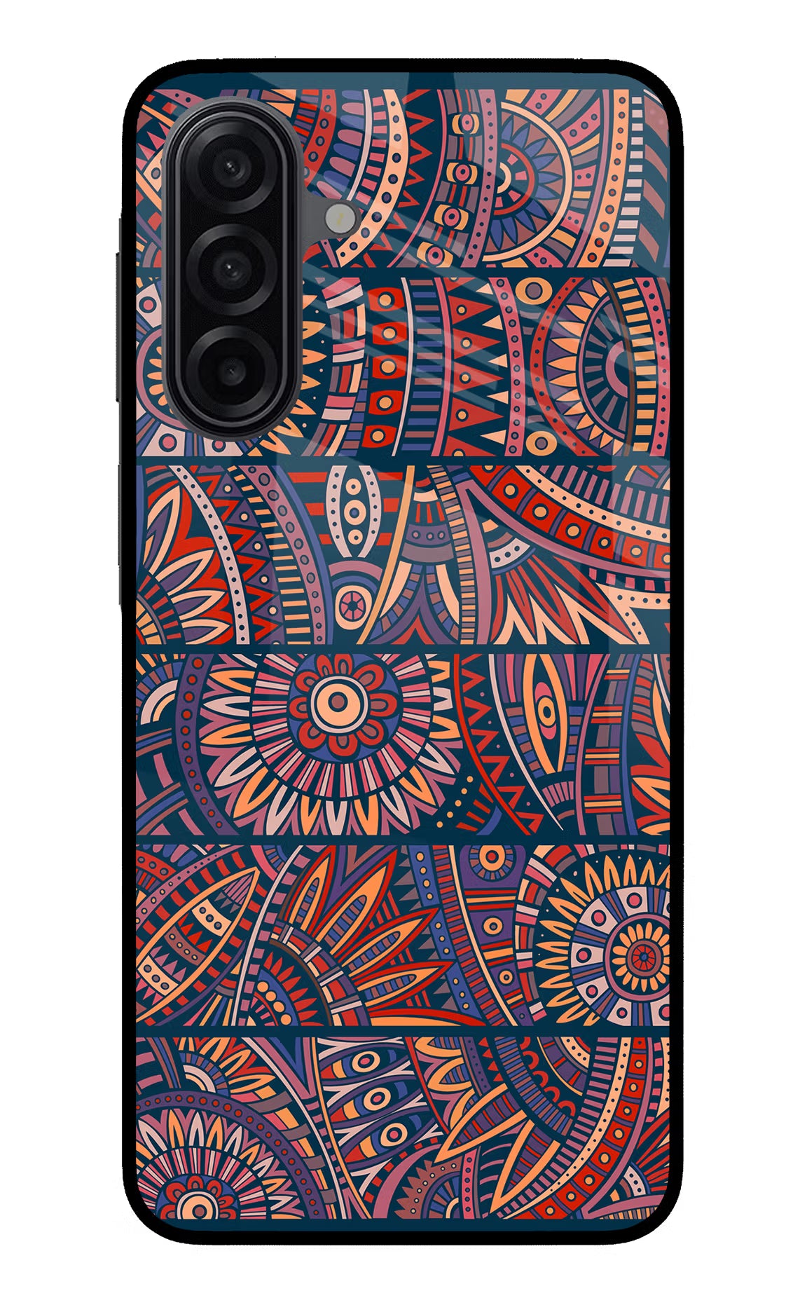 African Culture Design Samsung A17 5G Glass Case Back Cover by Casekaro