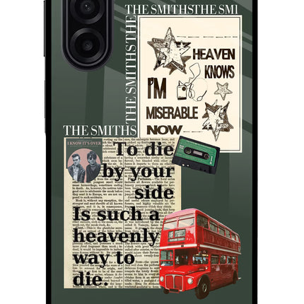 The Smiths Samsung A17 5G Glass Case Back Cover by Casekaro