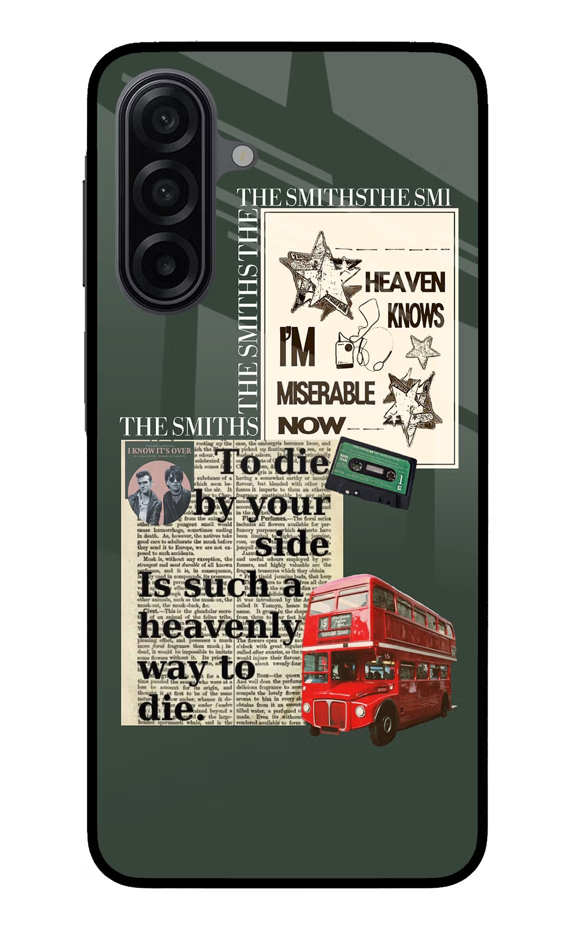 The Smiths Samsung A17 5G Glass Case Back Cover by Casekaro