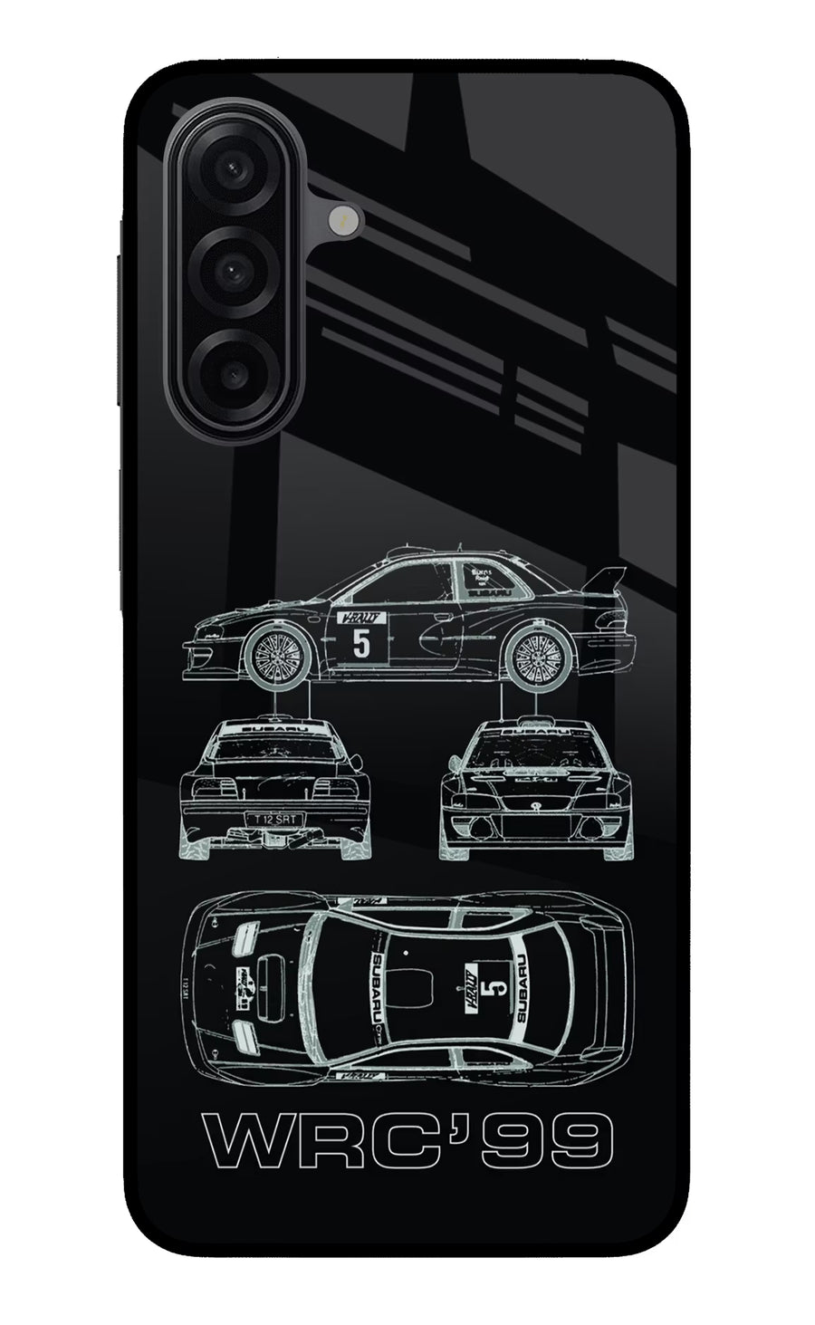 WRC'99 Samsung A17 5G Back Cover, Glass case