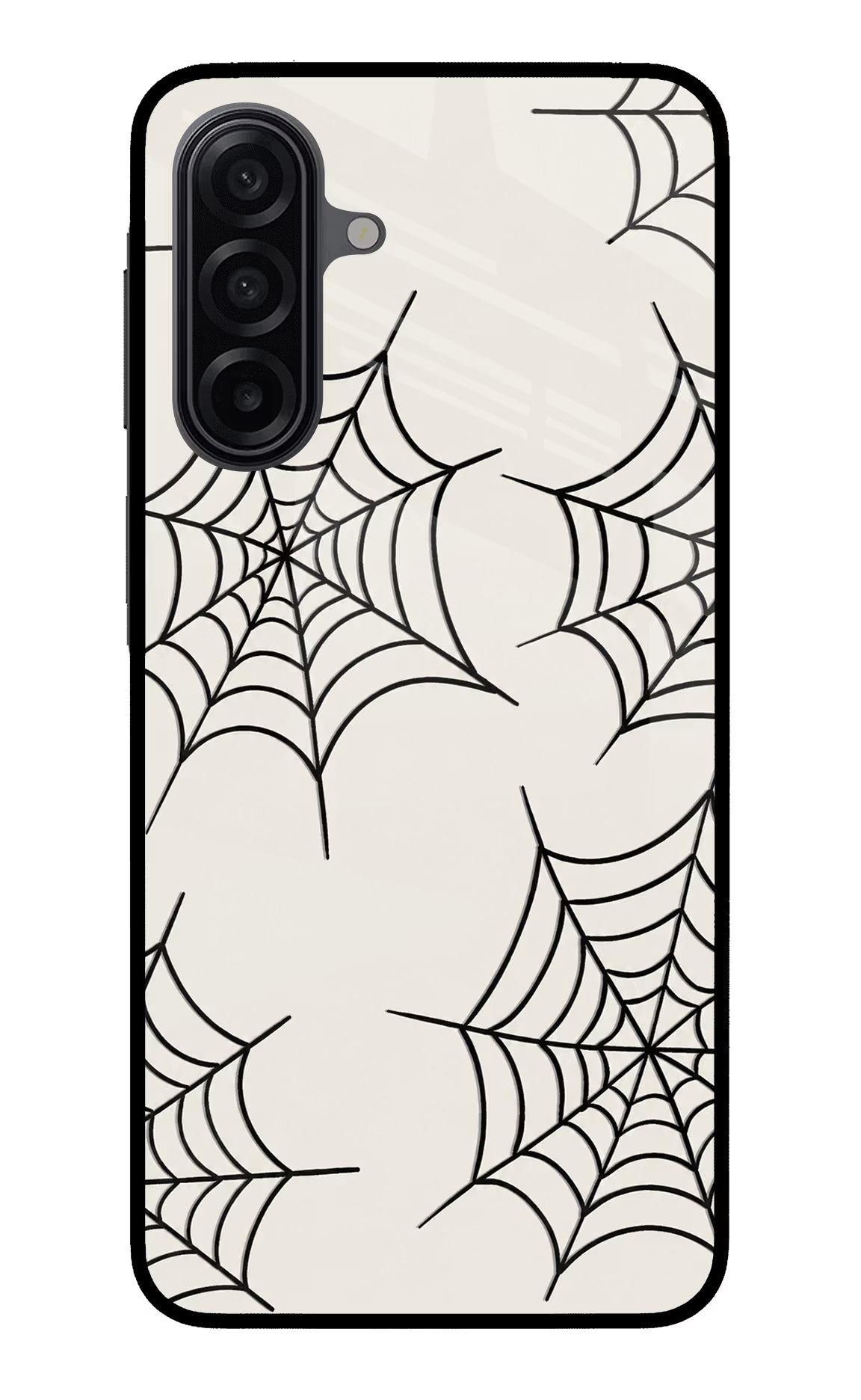 Spider Web Samsung A17 5G Glass Case