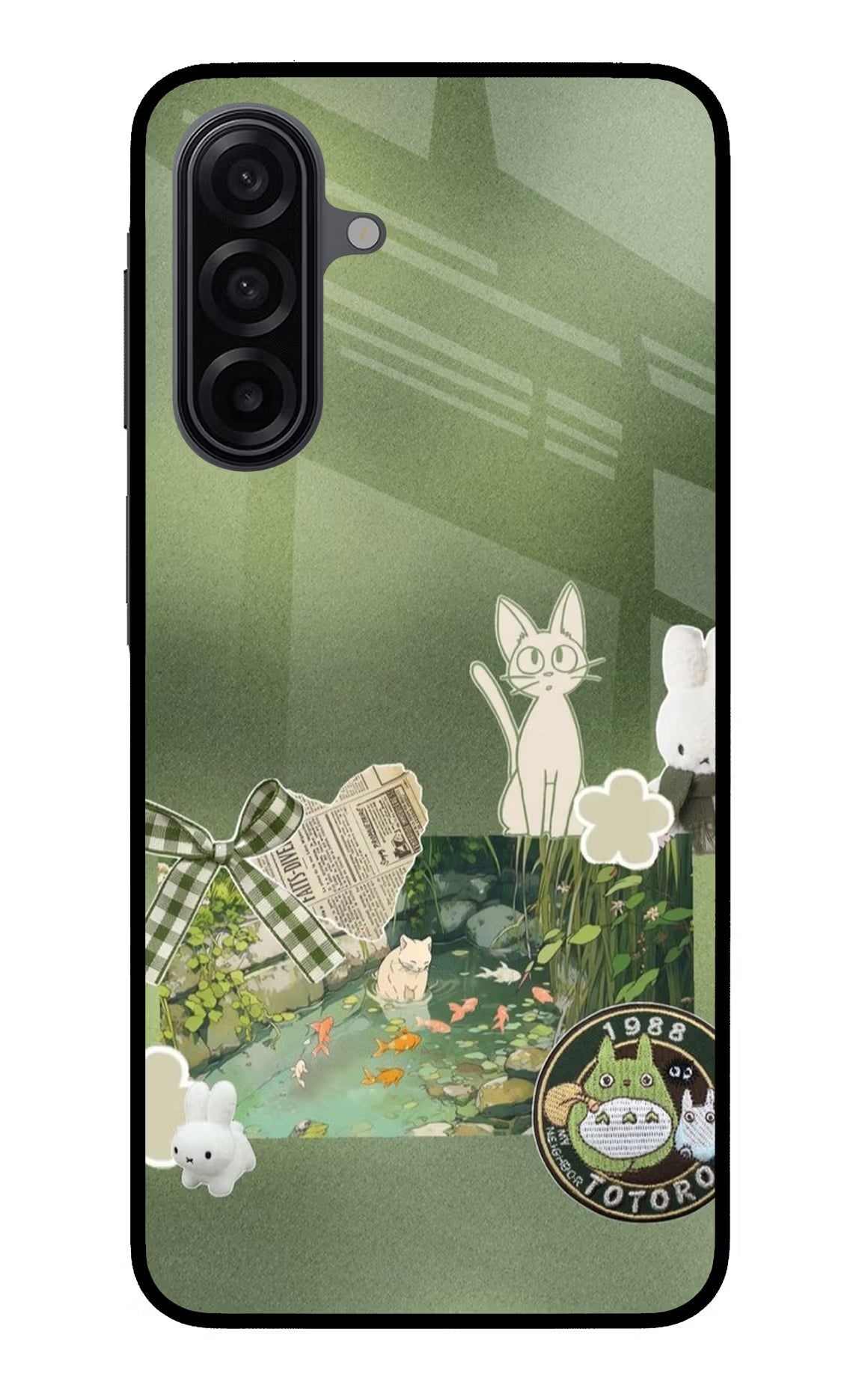 Aesthetic anime Samsung A17 5G Glass Case