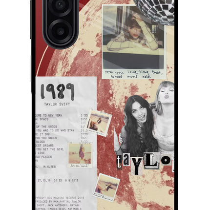 Taylor Swift Samsung A17 5G Glass Case Back Cover by Casekaro