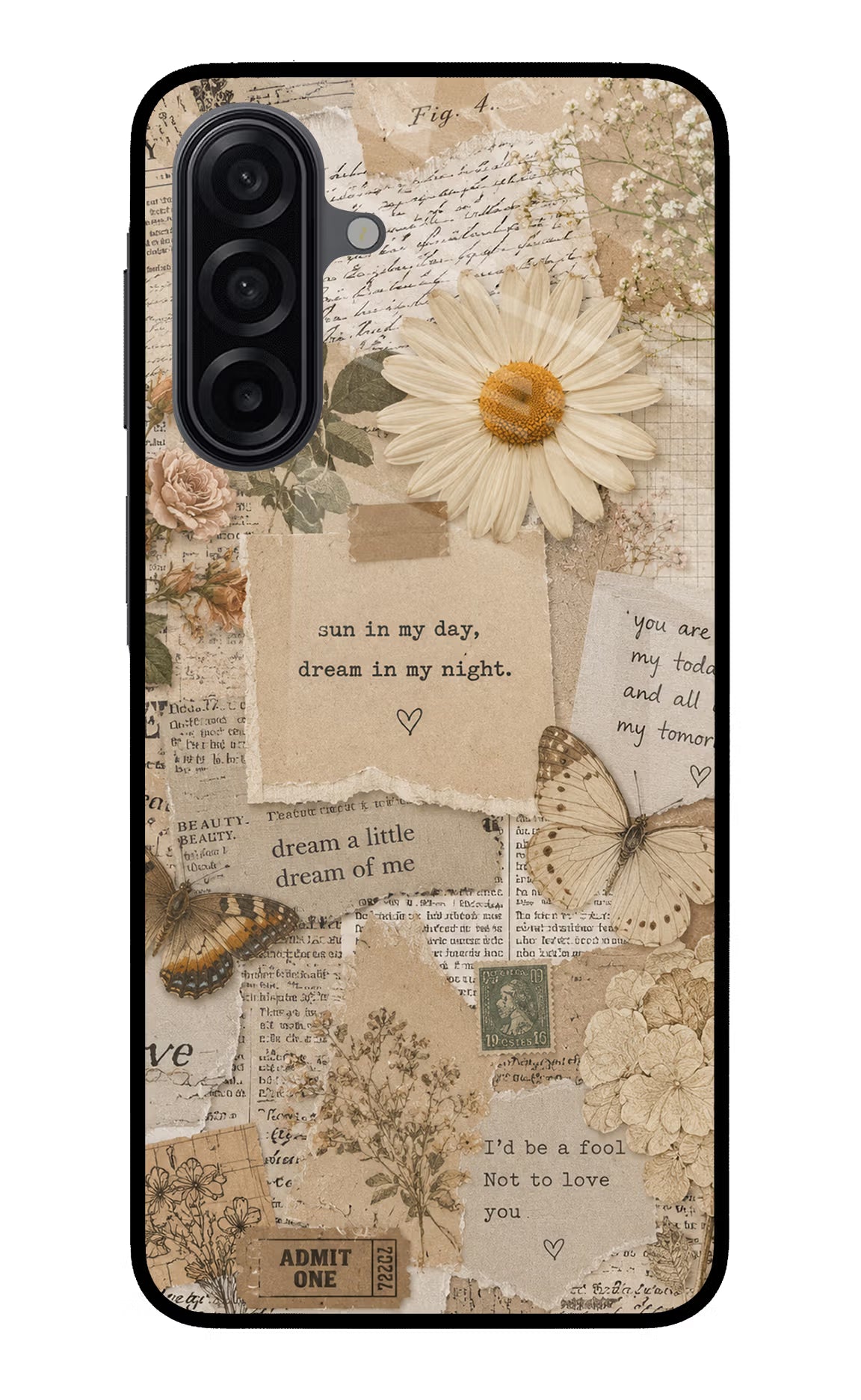 Vintage case Samsung A17 5G Glass Case