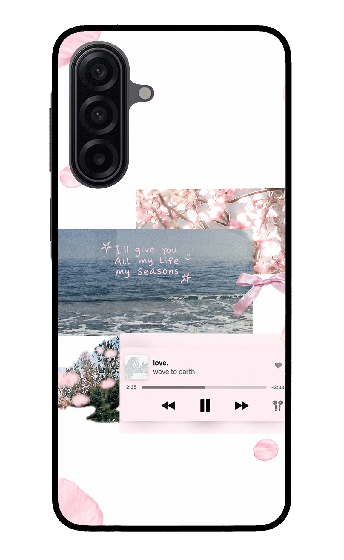 Wave to earth Samsung A17 5G Glass Case
