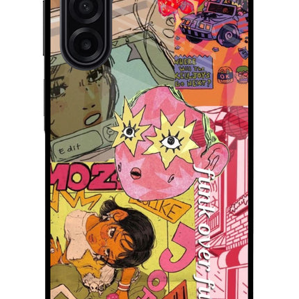 Funkover Samsung A17 5G Glass Case Back Cover by Casekaro