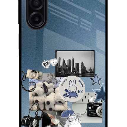 Miffy Samsung A17 5G Glass Case Back Cover by Casekaro
