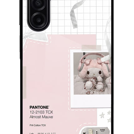 Pantone Asthetic Samsung A17 5G Glass Case Back Cover by Casekaro