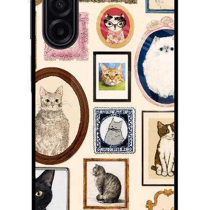 Mirror Cats Samsung A17 5G Glass Case Back Cover by Casekaro