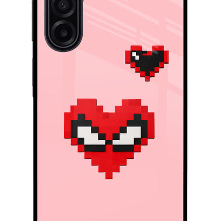 Gwen Heart Samsung A17 5G Glass Case Back Cover by Casekaro