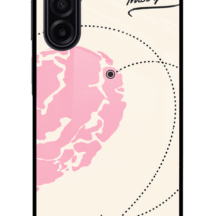 Miss Orbit Samsung A17 5G Glass Case Back Cover by Casekaro