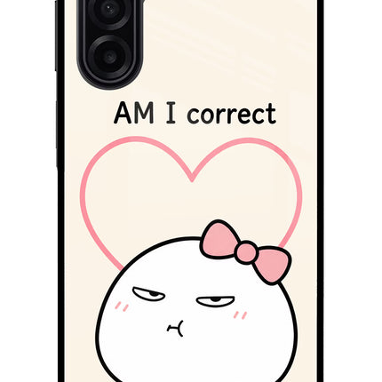 Always Right Samsung A17 5G Glass Case Back Cover by Casekaro