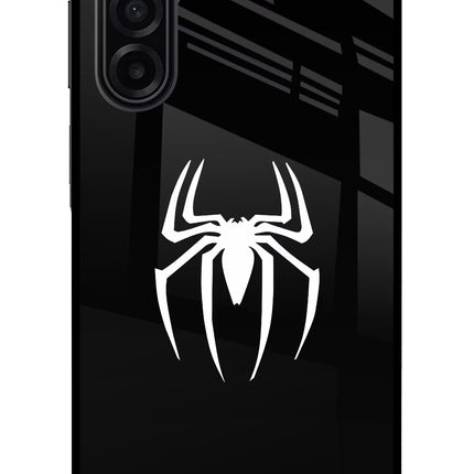 Miles Symbol Samsung A17 5G Glass Case Back Cover by Casekaro