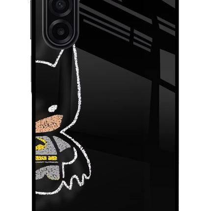 Bat Kitty Samsung A17 5G Glass Case Back Cover by Casekaro