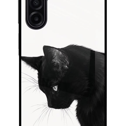 Shadow Gaze Samsung A17 5G Glass Case Back Cover by Casekaro