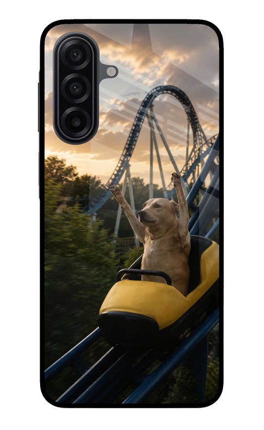 Rollercoaster Dog Samsung A17 5G Glass Case