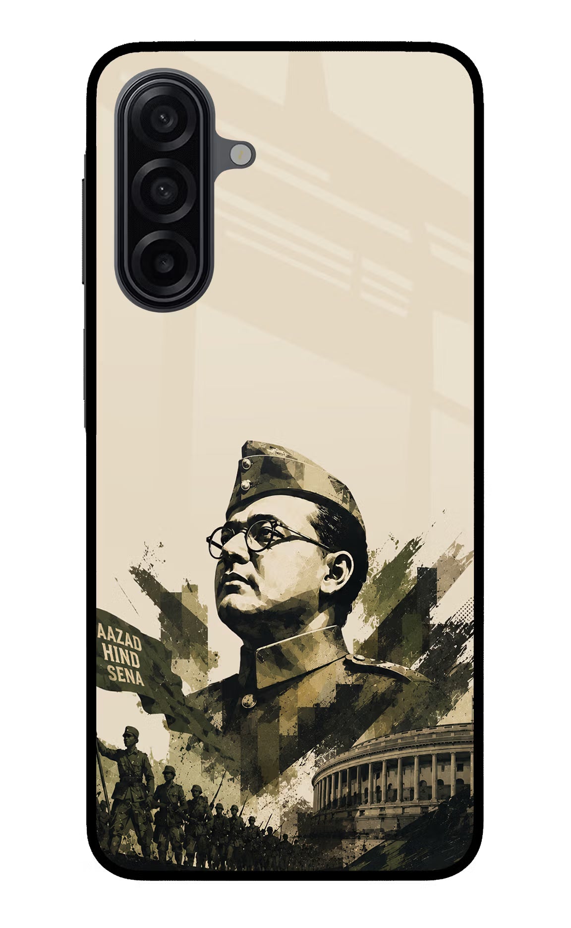 Netaji Rising Samsung A17 5G Glass Case