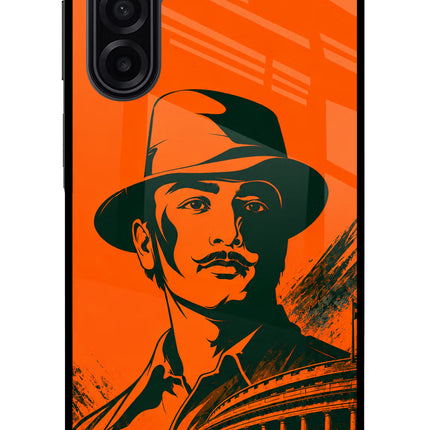 Bhagat Singh Legacy Samsung A17 5G Glass Case Back Cover by Casekaro