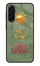 Om & Lotus Samsung A17 5G Glass Case