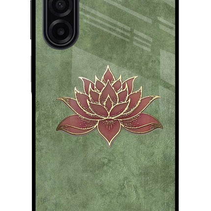 Lotus Grace Samsung A17 5G Glass Case