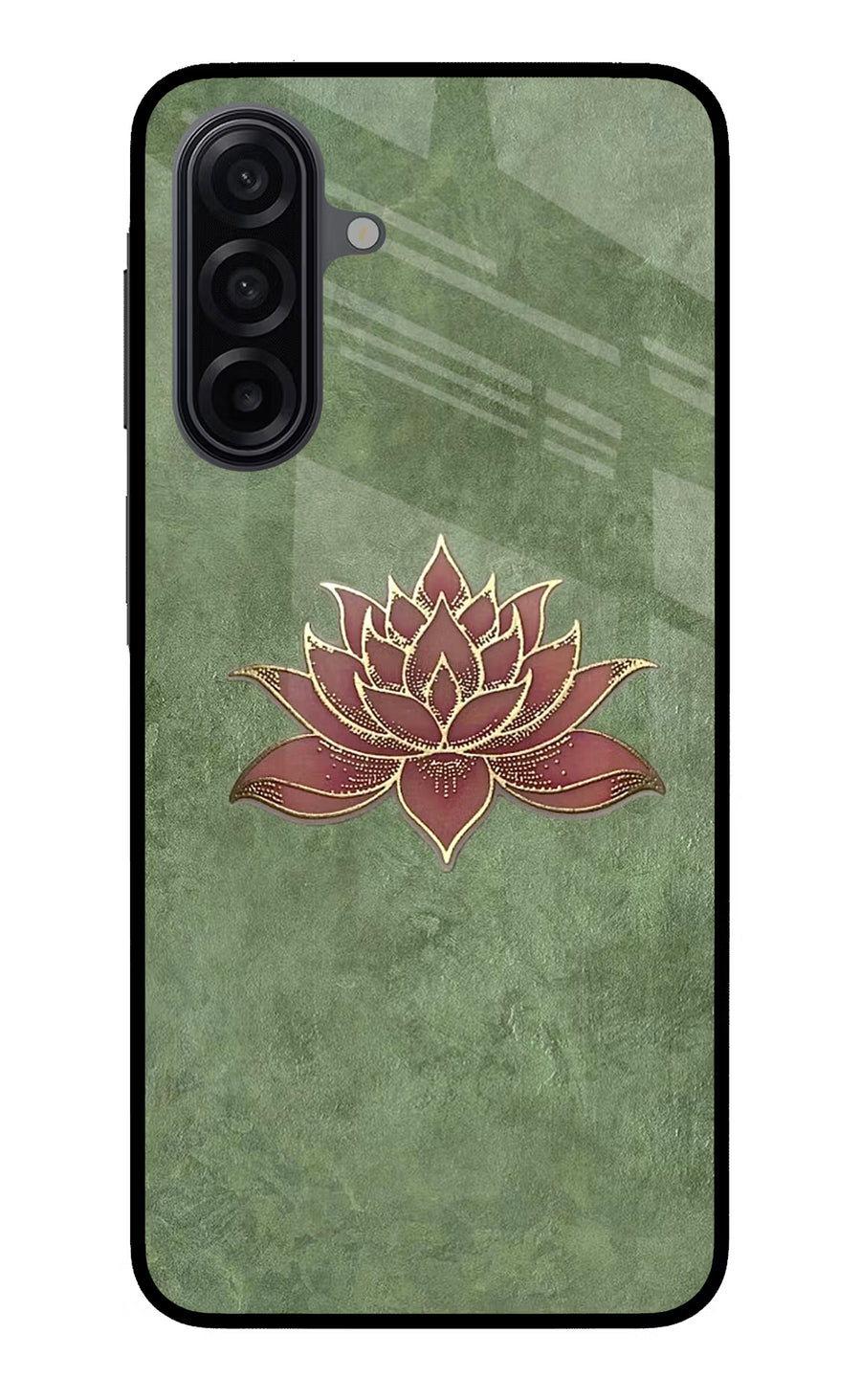 Lotus Grace Samsung A17 5G Back Cover, Glass case