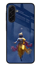 Cosmic Krishna Samsung A17 5G Glass Case