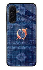 Koi Blue Samsung A17 5G Glass Case