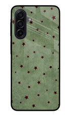 Green Stars Samsung A17 5G Glass Case